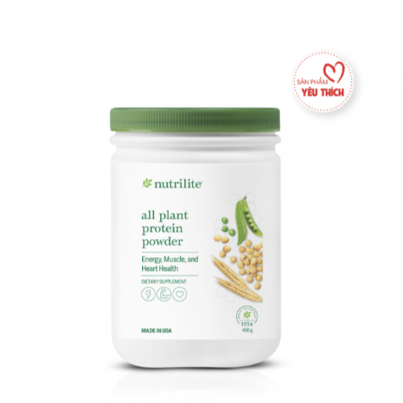 110415 Amway TPBS Nutrilite™ All Plant Protein Powder.500g Xuất xứ: Hoa Kỳ