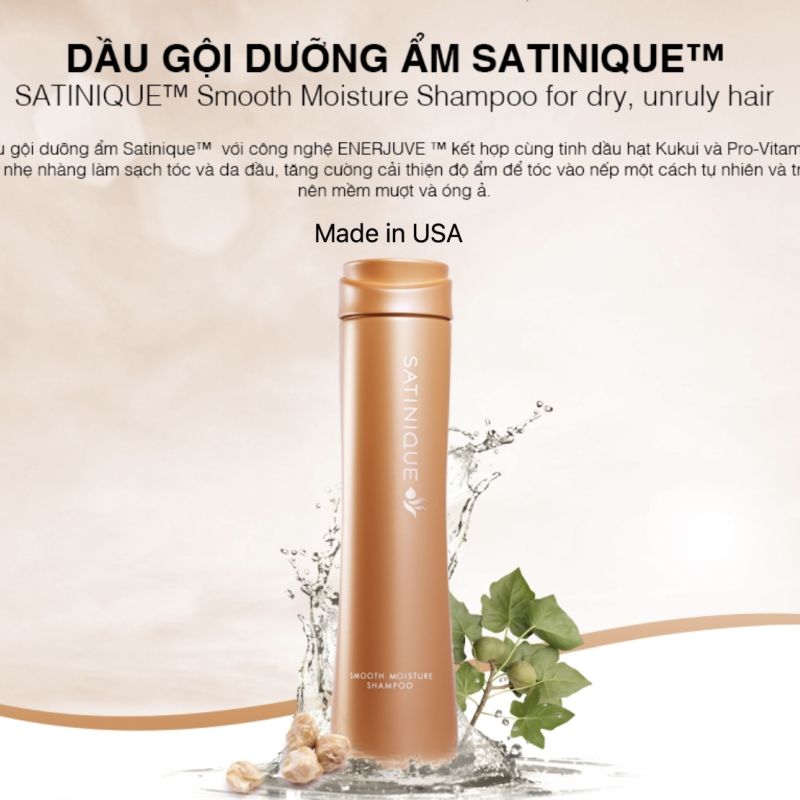 110655 Dầu gội dưỡng ẩm Satinique 280ml Xuất xứ: Mỹ.