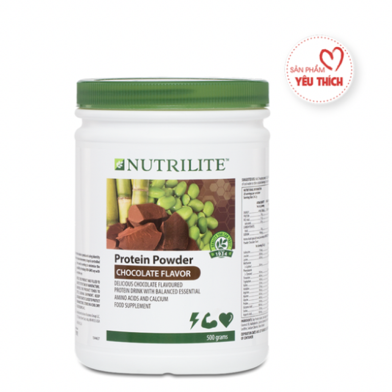 117580 Amway - TPBS Nutrilite Protein Powder - Vị Sô Cô La. 500 g.  Xuất xứ : Mỹ