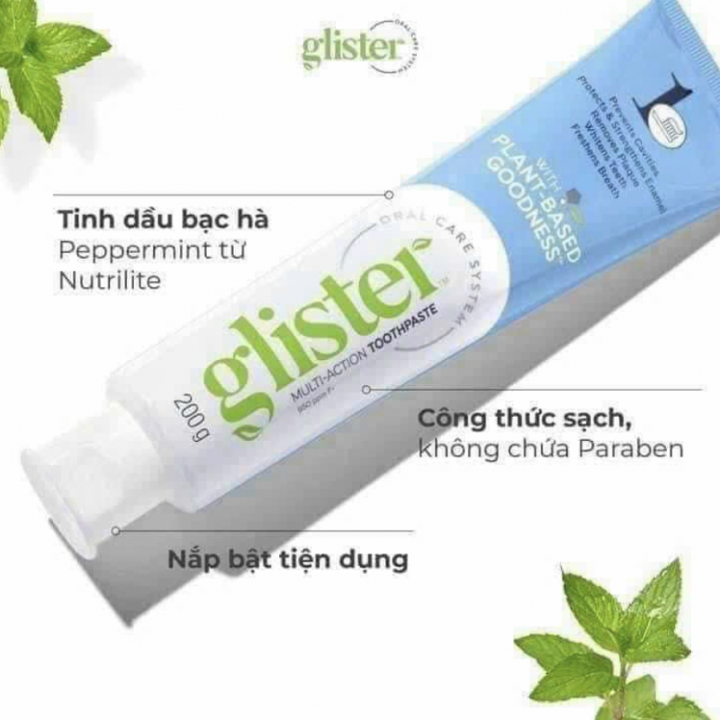 124106 Kem đánh răng đa năng Glister Multi-Action Toothpaste . 200g