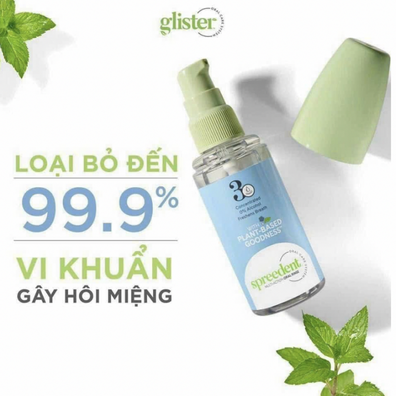124108 Nước súc miệng đậm đặc Glister Multi-Action Oral Rinse của Amway . Made in : U.S.A . 72 ml