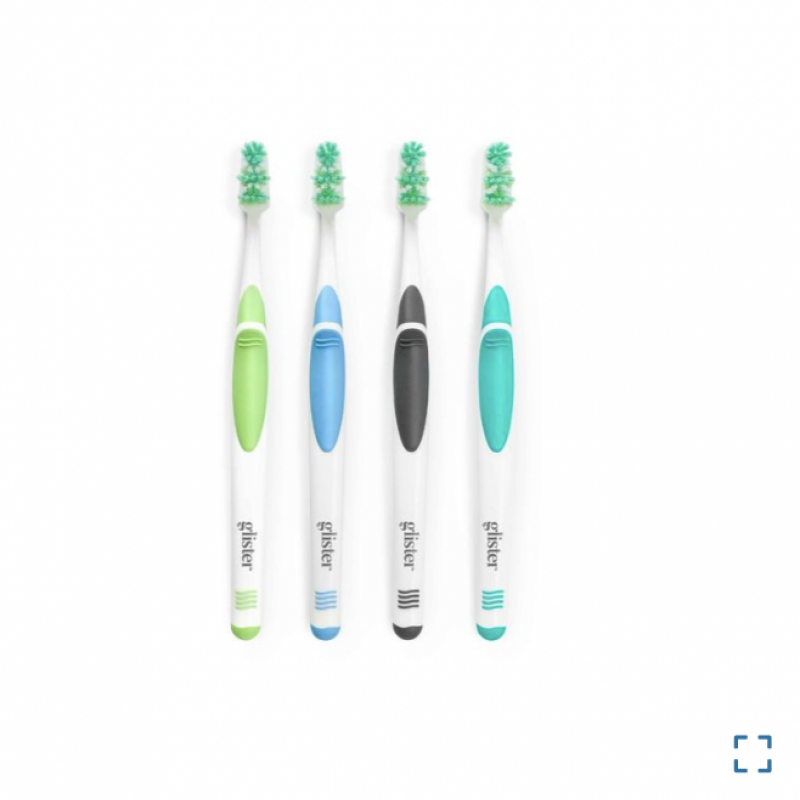 124110 Bàn chải đánh răng lông vừa Glister Multi-Action Medium Toothbrush hộp gồm 4 bàn chải Xuất xứ: Đức 