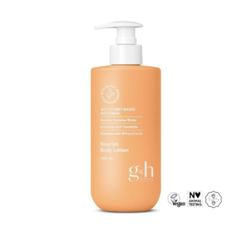 125891 Sữa dưỡng thể dưỡng ẩm G&H GOODNESS & HEALTH NOURISH BODY LOTION 400ml.Xuất xứ: Mỹ