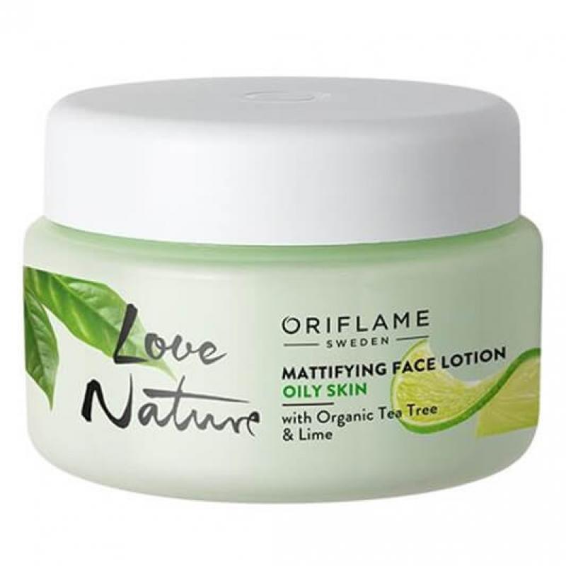 34845 Oriflame – Kem Dưỡng Da Love Nature Trà Xanh Và Chanh Cho Da Dầu – 50ml