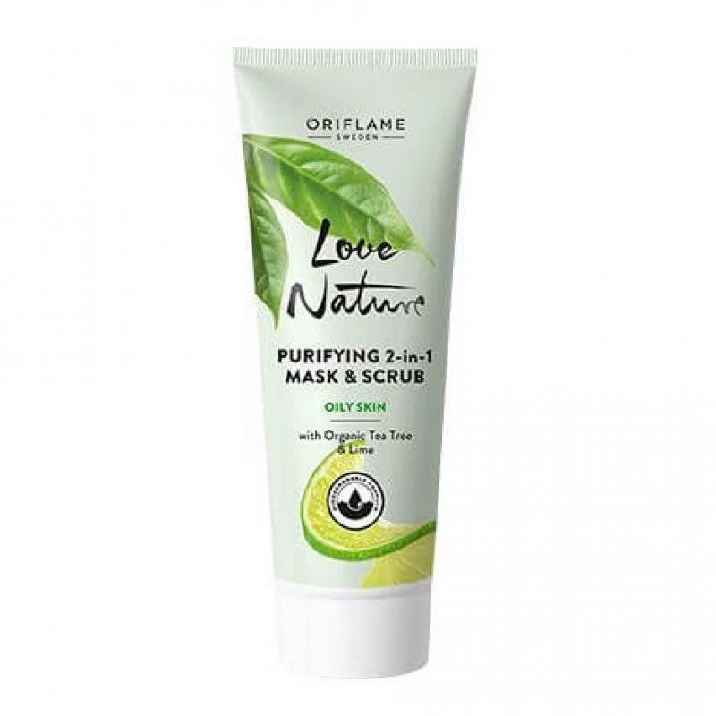 35576 Oriflame – Mặt Nạ Love Nature Trà Xanh Và Chanh Cho Da Dầu – 75ml
