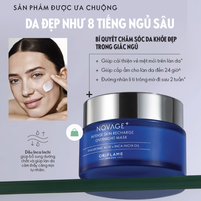 42255 Mặt nạ ngủ dưỡng da NOVAGE+ Intense Skin Recharge Overnight Mask