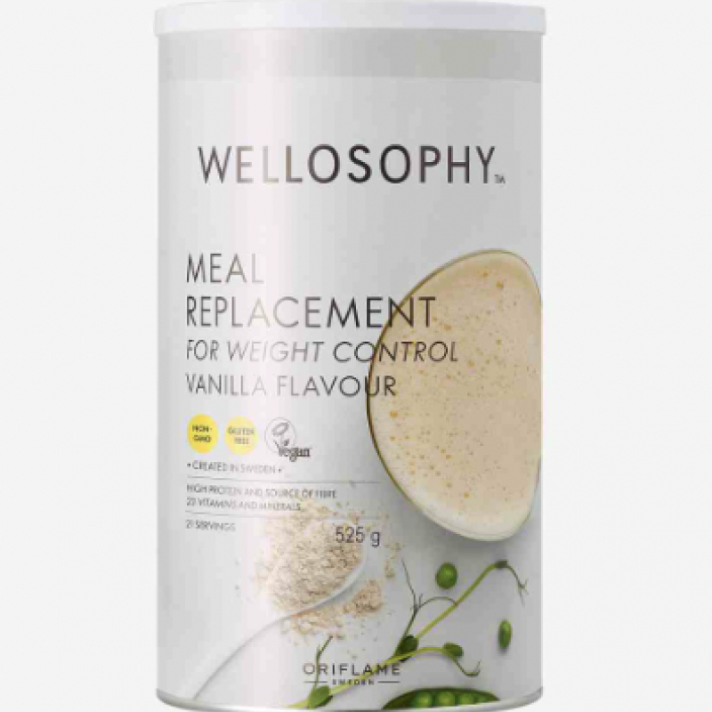 45306 Oriflame WELLOSOPHY Meal Replacement for Weight Control Vanilla Flavour 525g