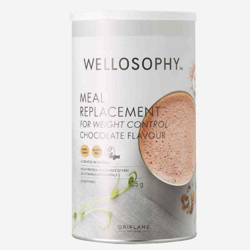 45307 Oriflame WELLOSOPHY Meal Replacement for Weight Control Chocolate Flavour 525g
