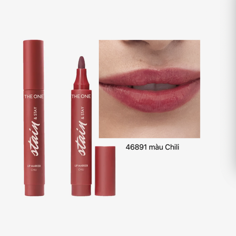 46891 Son môi THE ONE Stain & Stay Lip Marker màu Chili