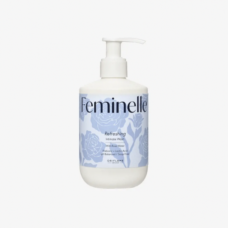 47099 Dung dịch vệ sinh Feminelle Refreshing Intimate Wash with Rose Water 300 ml