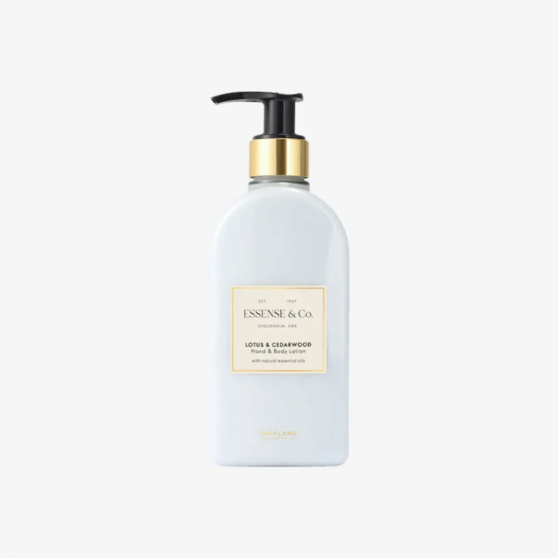 47268 Sữa dưỡng thể & da tay Essense&Co. Lotus & Cedarwood Hand & Body Lotion 300ml