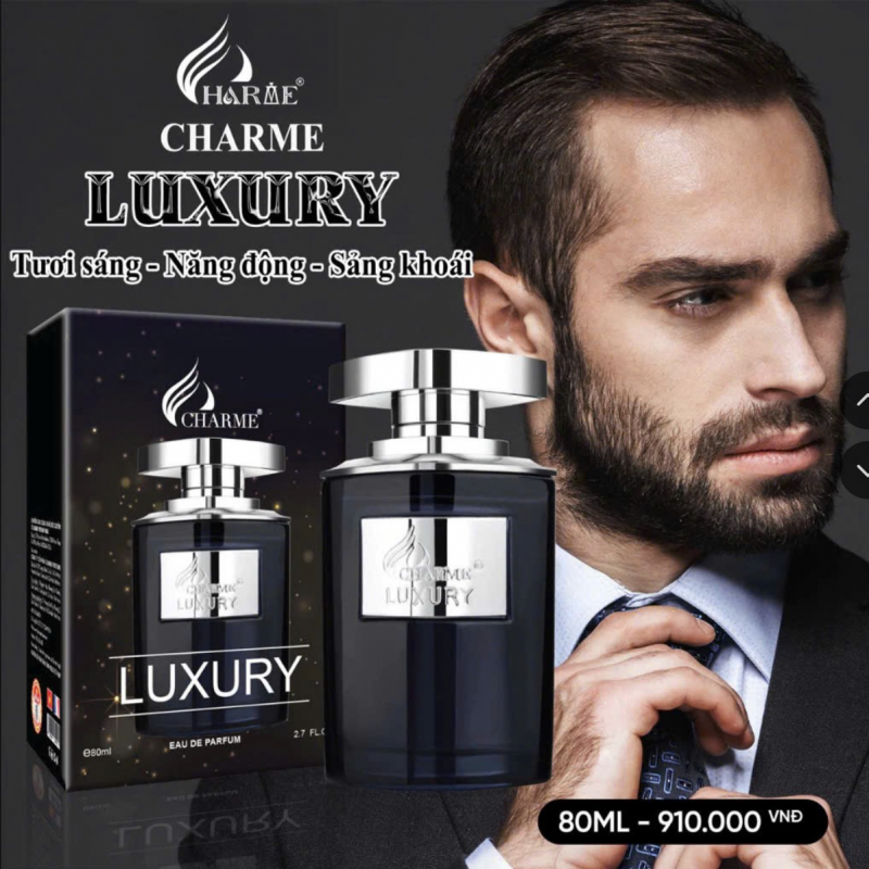 NƯỚC HOA NAM CHARME LUXURY Eau De Parfum (EDP) 80ML